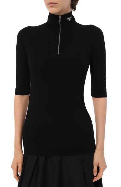 Пуловер из вискозы и шерсти PRADA, арт. P26414-1Y86-F0002-212, фото 3