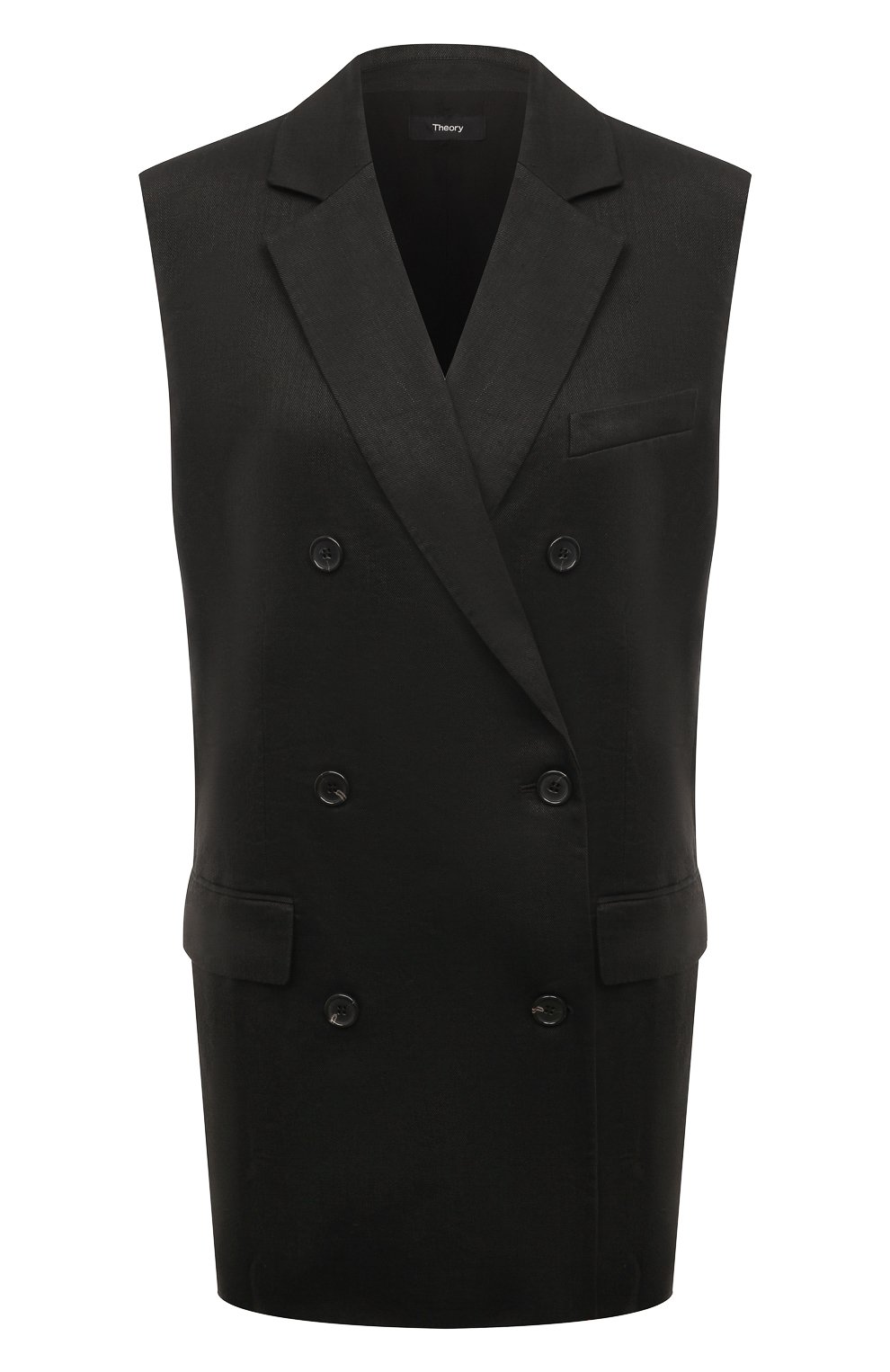 Жилет изо льна и вискозы THEORY, арт. 00403101, фото 1