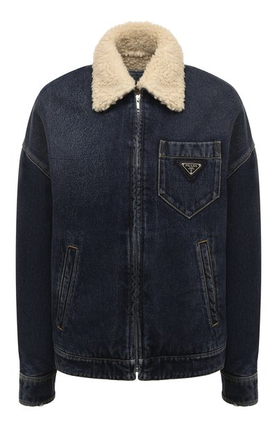 Женская джинсовая куртка PRADA, арт. GFB290-10UJ-F0008-212