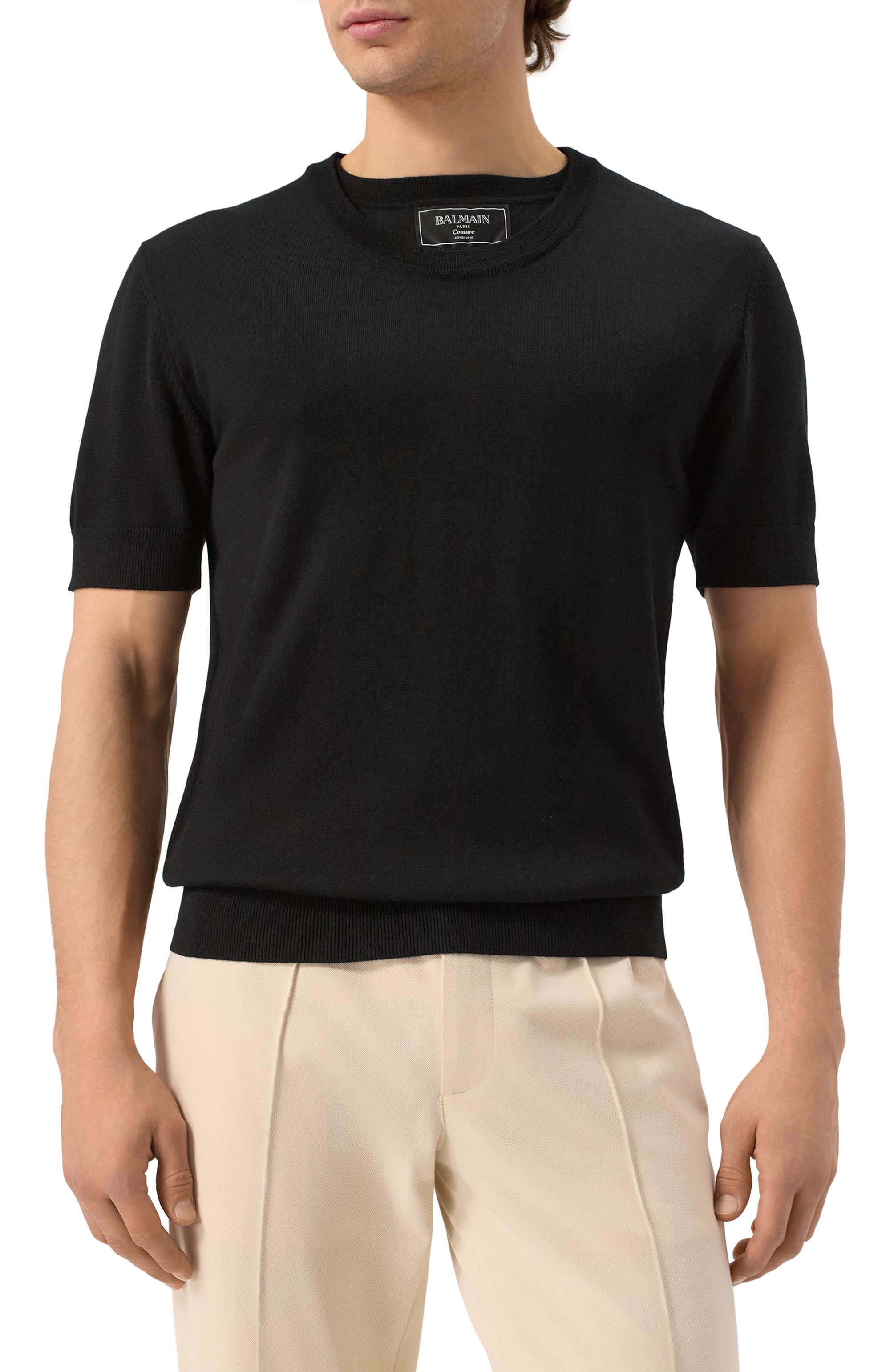 Шерстяной джемпер BALMAIN, арт. EH1AL027/KH92, фото 3