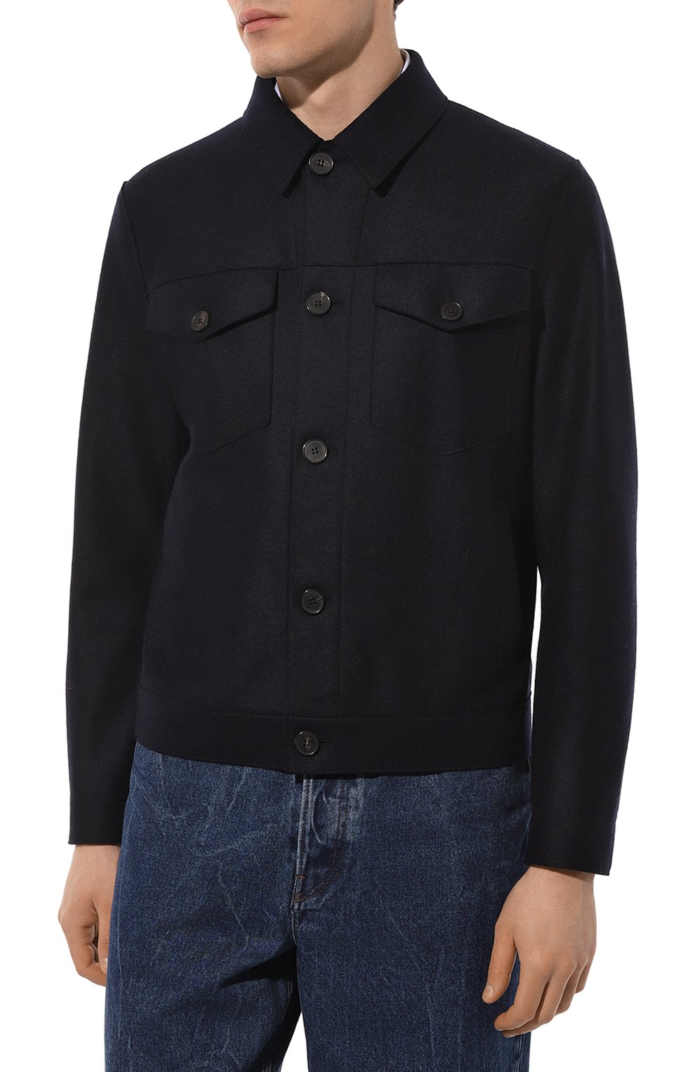 Шерстяная куртка-рубашка HARRIS WHARF LONDON, арт. C9331MLX, фото 3