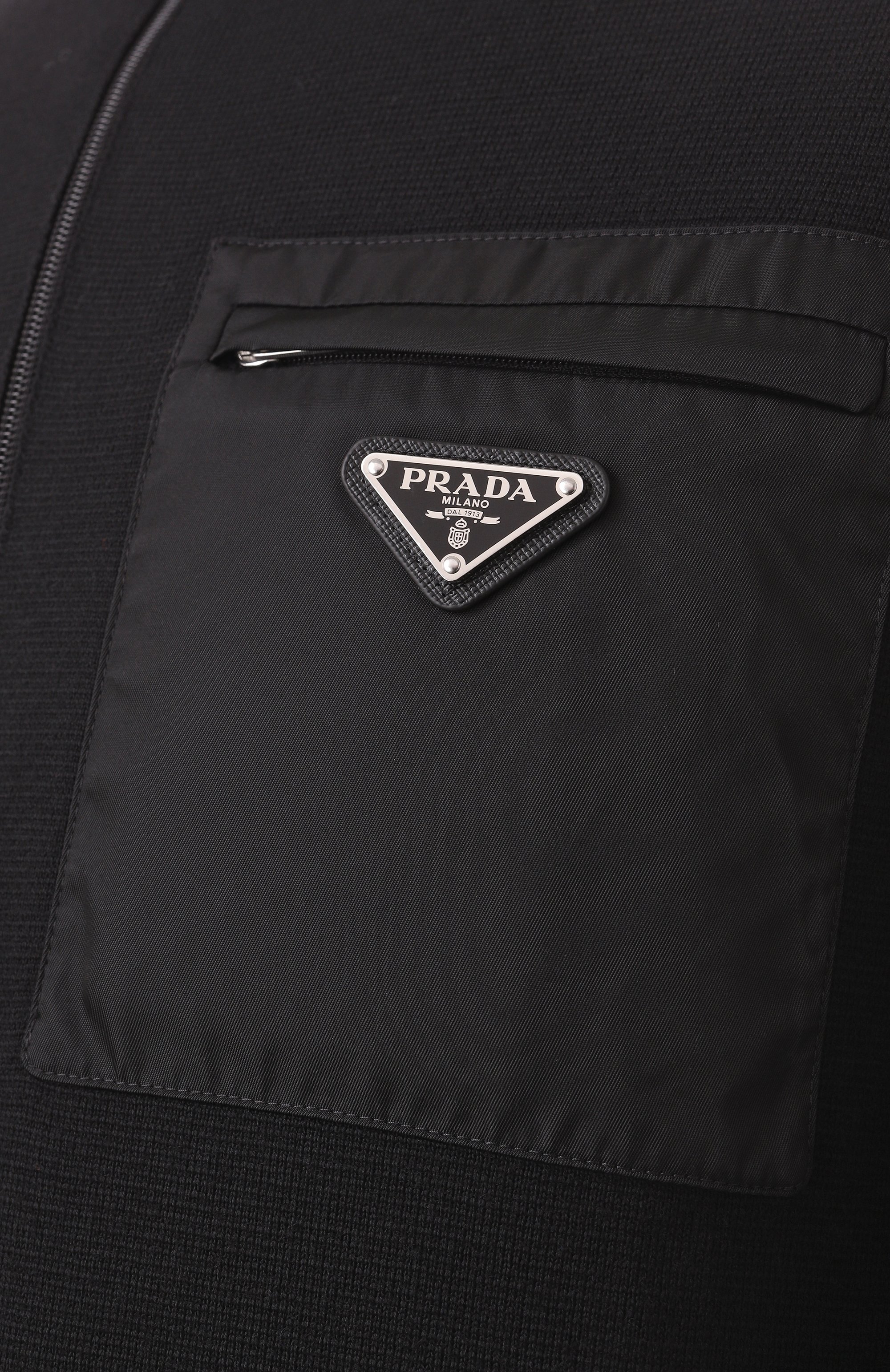 Шерстяной кардиган PRADA, арт. UMG046-1YDT-F0002-211, фото 6