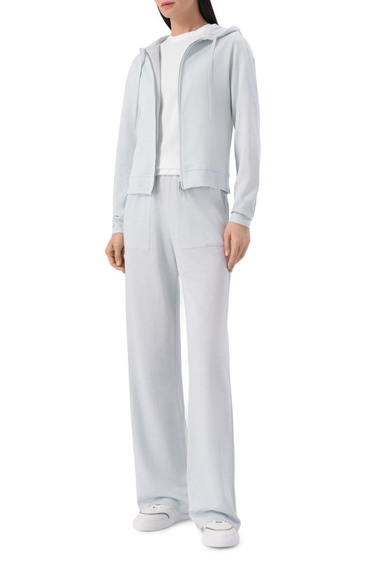 Брюки из шелка и льна MVST M26.CSW.T401/LIN0LUX 43127 Голубой  M26.CSW.T401/LIN0LUX 43127 Фото 2