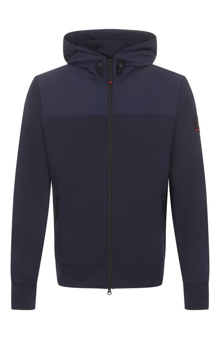 Мужской толстовка BOGNER FIRE+ICE темно-синего цвета, арт. 84438576 | Фото 1 (Драгоценные камни: Проставлено; Рукава: Длинные; Материал внешний: Синтетический материал, Хлопок; Длина (для топов): Стандартные; Материал сплава: Проставлено)