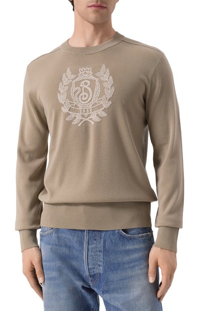 Шерстяной джемпер BURBERRY, арт. 8106618, фото 3