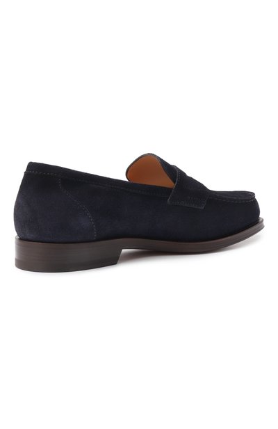 Замшевые пенни-лоферы quentin SANTONI, арт. MCQG18143PD5SRVR, фото 4