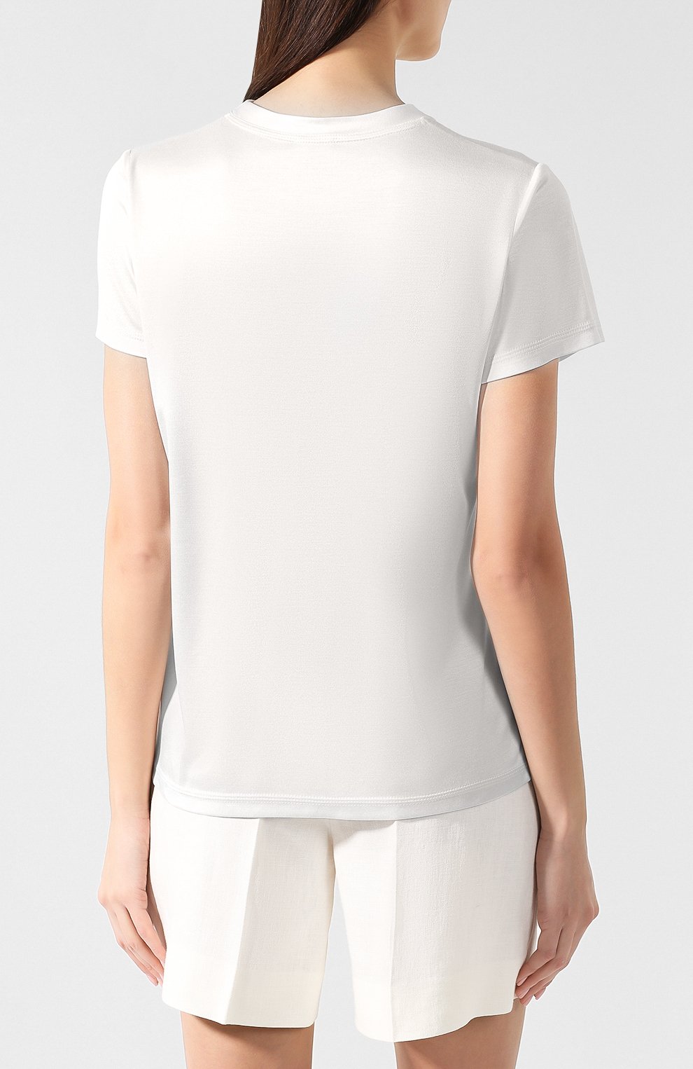 Шелковая футболка KITON, арт. D47439K09R10, фото 4