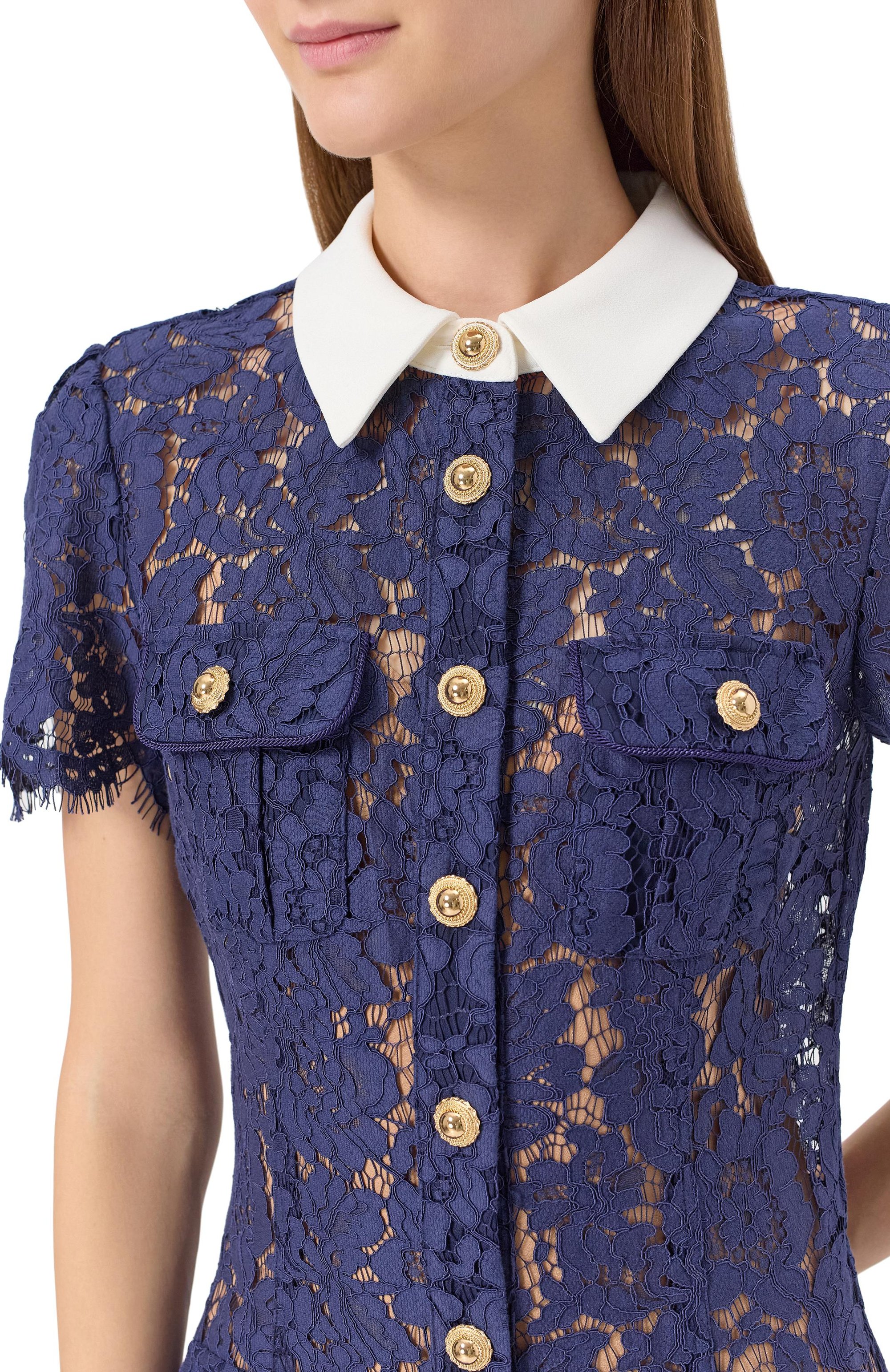 Платье SELF-PORTRAIT, арт. PF25020MBL, фото 4