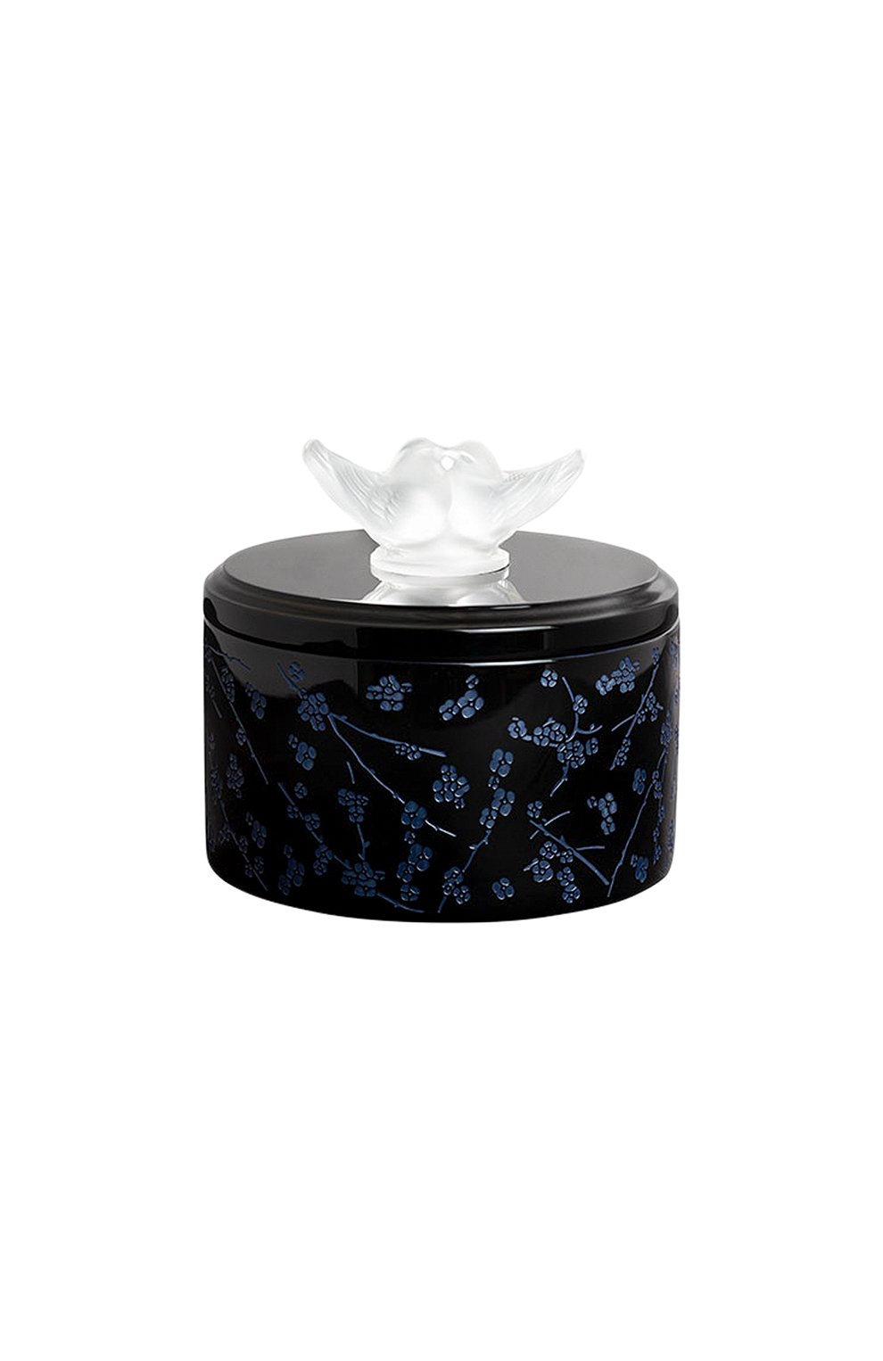 Шкатулка fleurs de cerisier LALIQUE черного цвета по цене 99850 руб., арт. 10687100, фото 1 Шкатулка fleurs de cerisier LALIQUE, арт. 10687100, фото 1