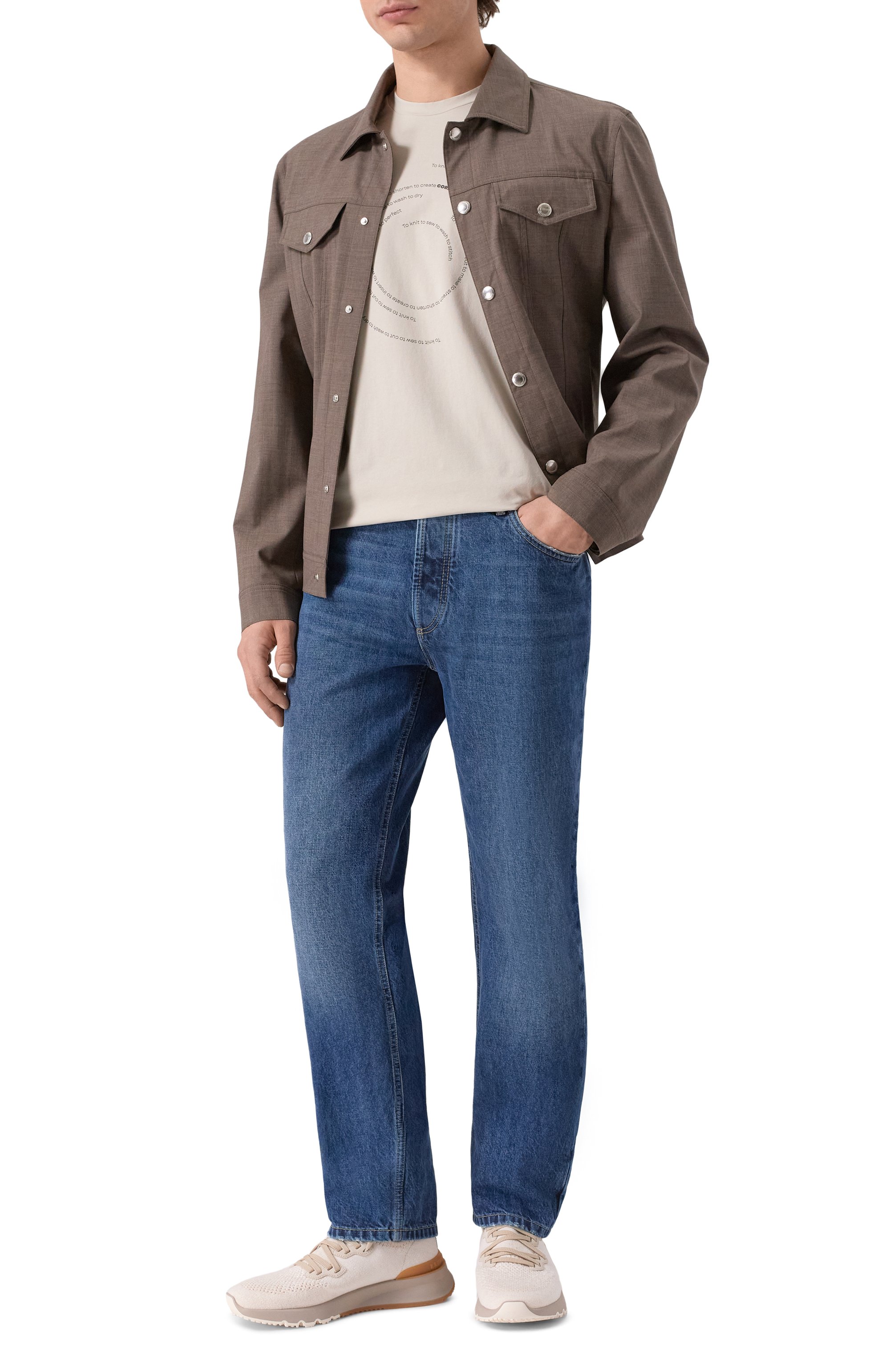 Хлопковая футболка CORNELIANI, арт. 27G588/2725036, фото 2