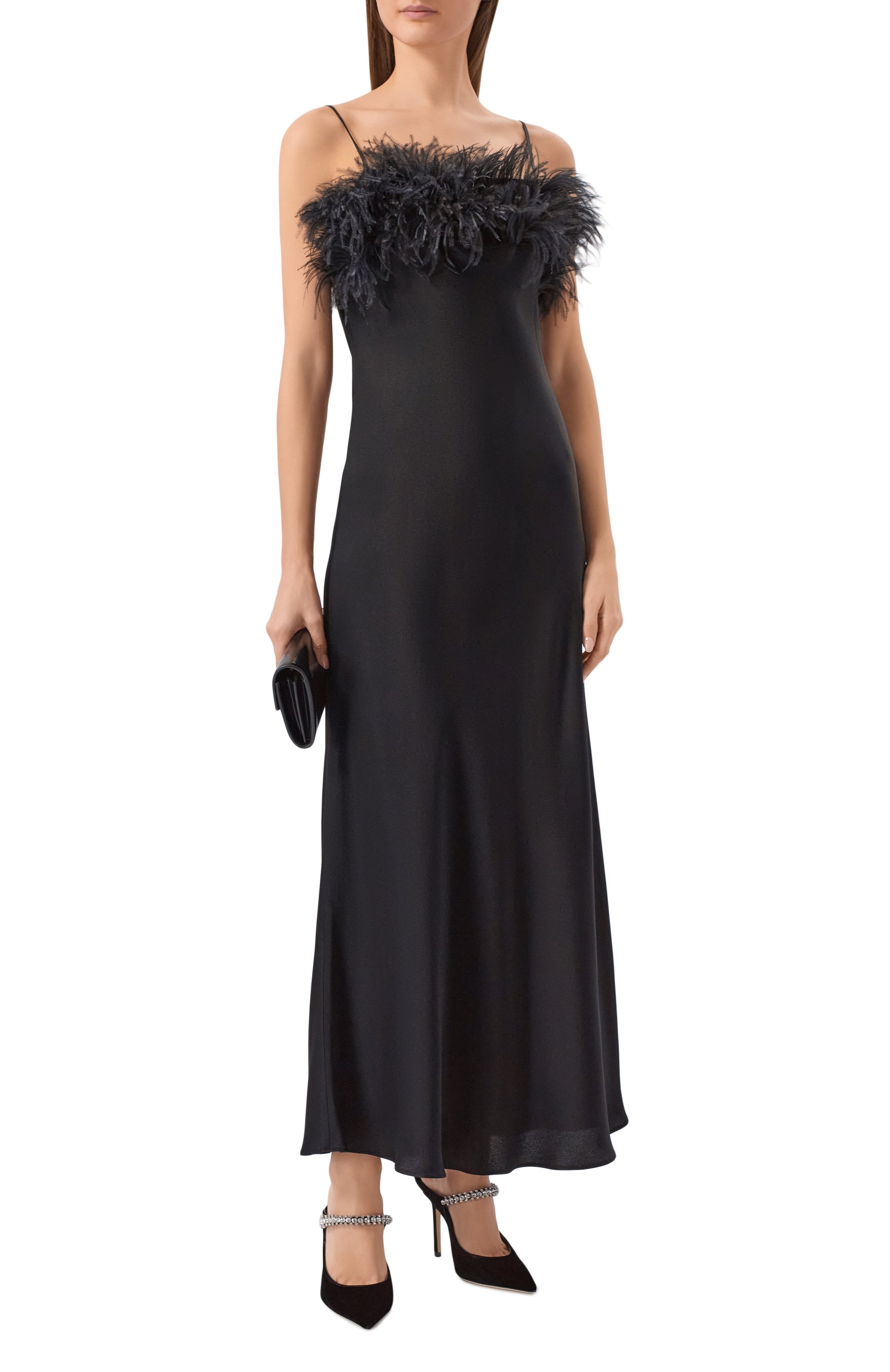 Текстильные мюли bing 100 JIMMY CHOO, арт. BING100VEL, фото 3