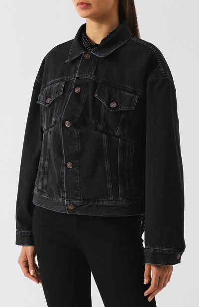 Джинсовая куртка с потертостями BALENCIAGA, арт. 529176/TUE14, фото 3