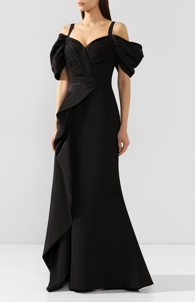 Шелковое платье ALEXANDER MCQUEEN, арт. 587278/QBAAR, фото 3