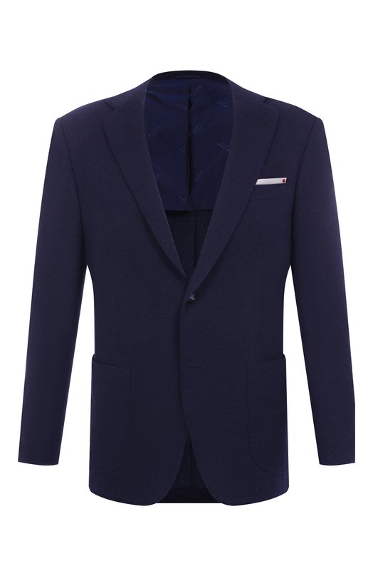 Кашемировый пиджак Kiton UG81K0150G06 Синий UG81K0150G06