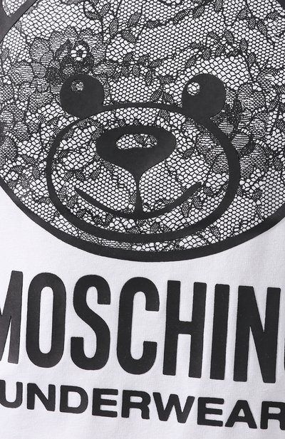 Хлопковая футболка MOSCHINO, арт. A1913/9019, фото 5