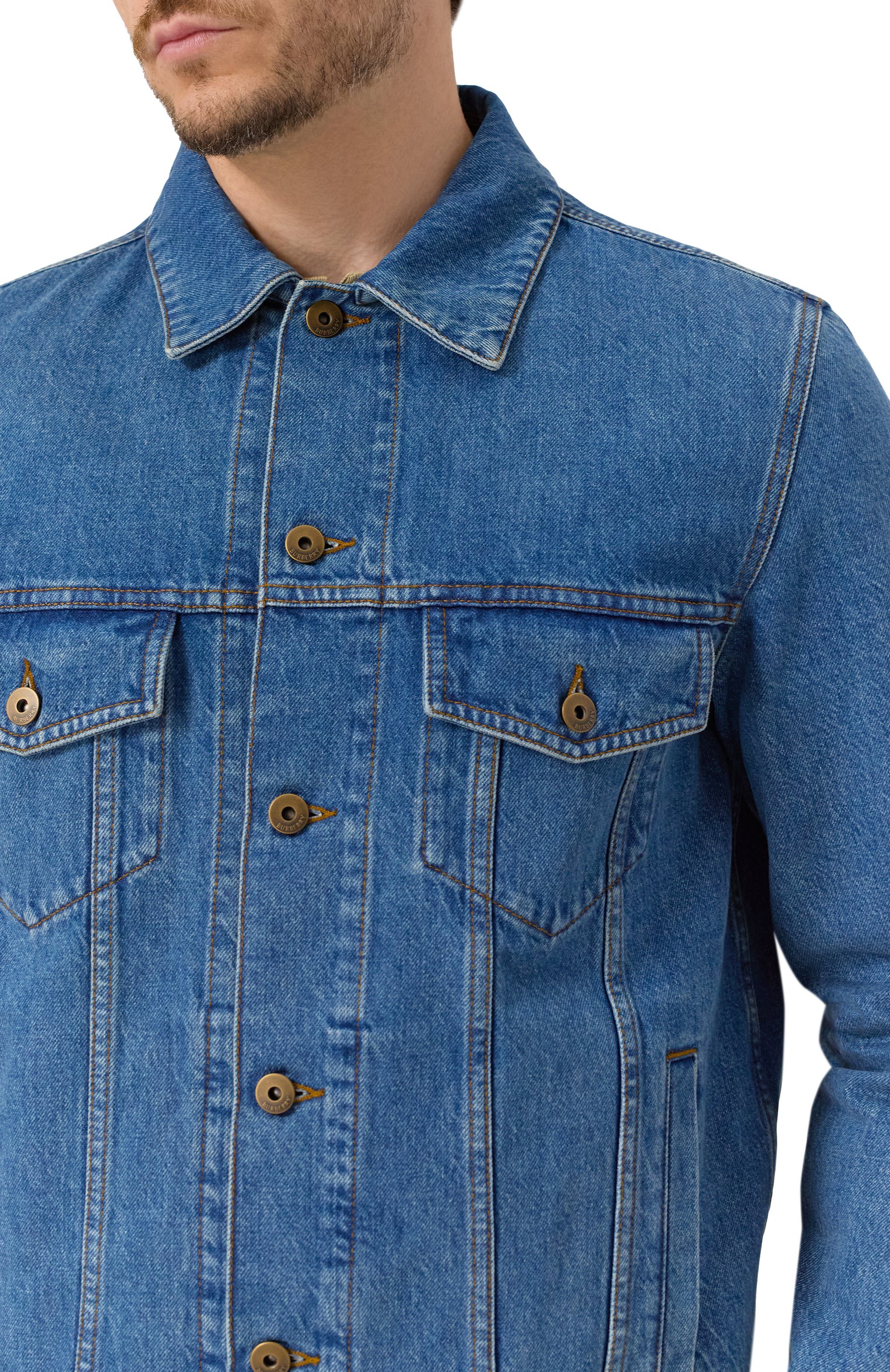 Джинсовая куртка BURBERRY, арт. 8111090, фото 5