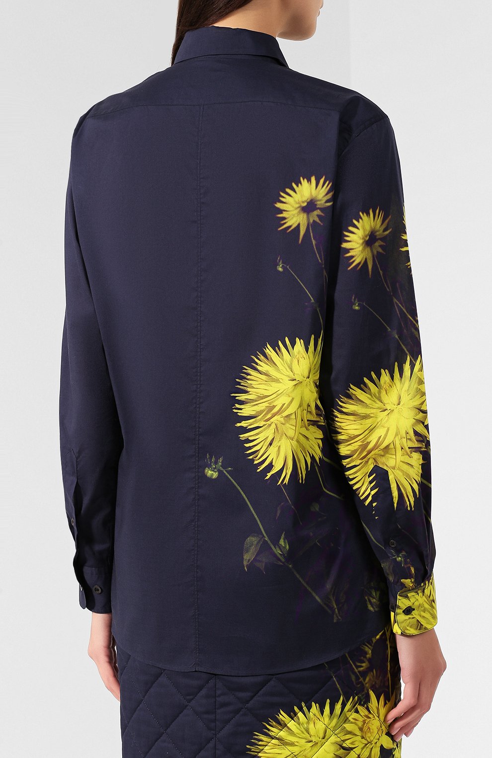 Хлопковая рубашка DRIES VAN NOTEN, арт. 192-30742-8417, фото 4