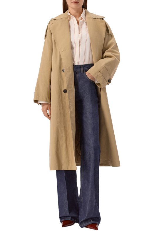 Тренч Weekend Max Mara GHIA Бежевый  GHIA Фото 2