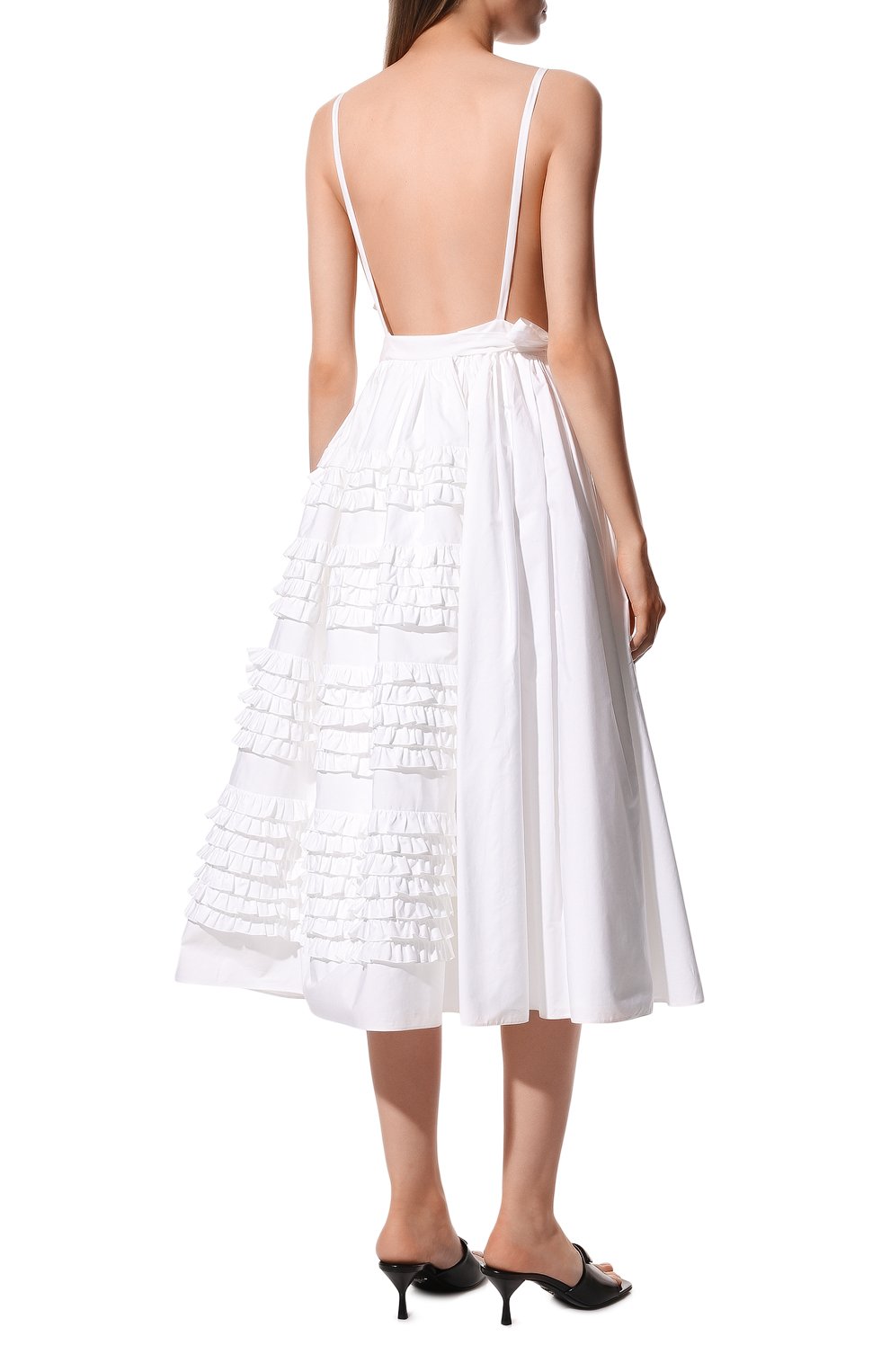 Хлопковое платье PRADA, арт. P3F25-1UCX-F0009-211, фото 4