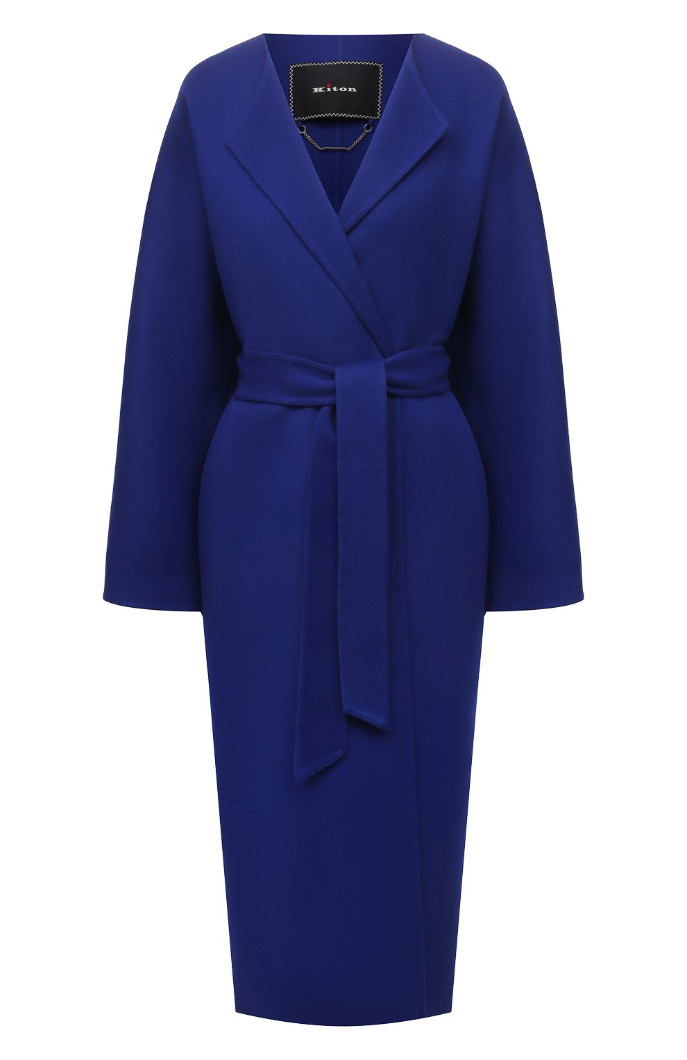 Кашемировое пальто KITON темно-синего цвета по цене 894000 руб., арт. D51607DK05I38, фото 1 Кашемировое пальто KITON, арт. D51607DK05I38, фото 1