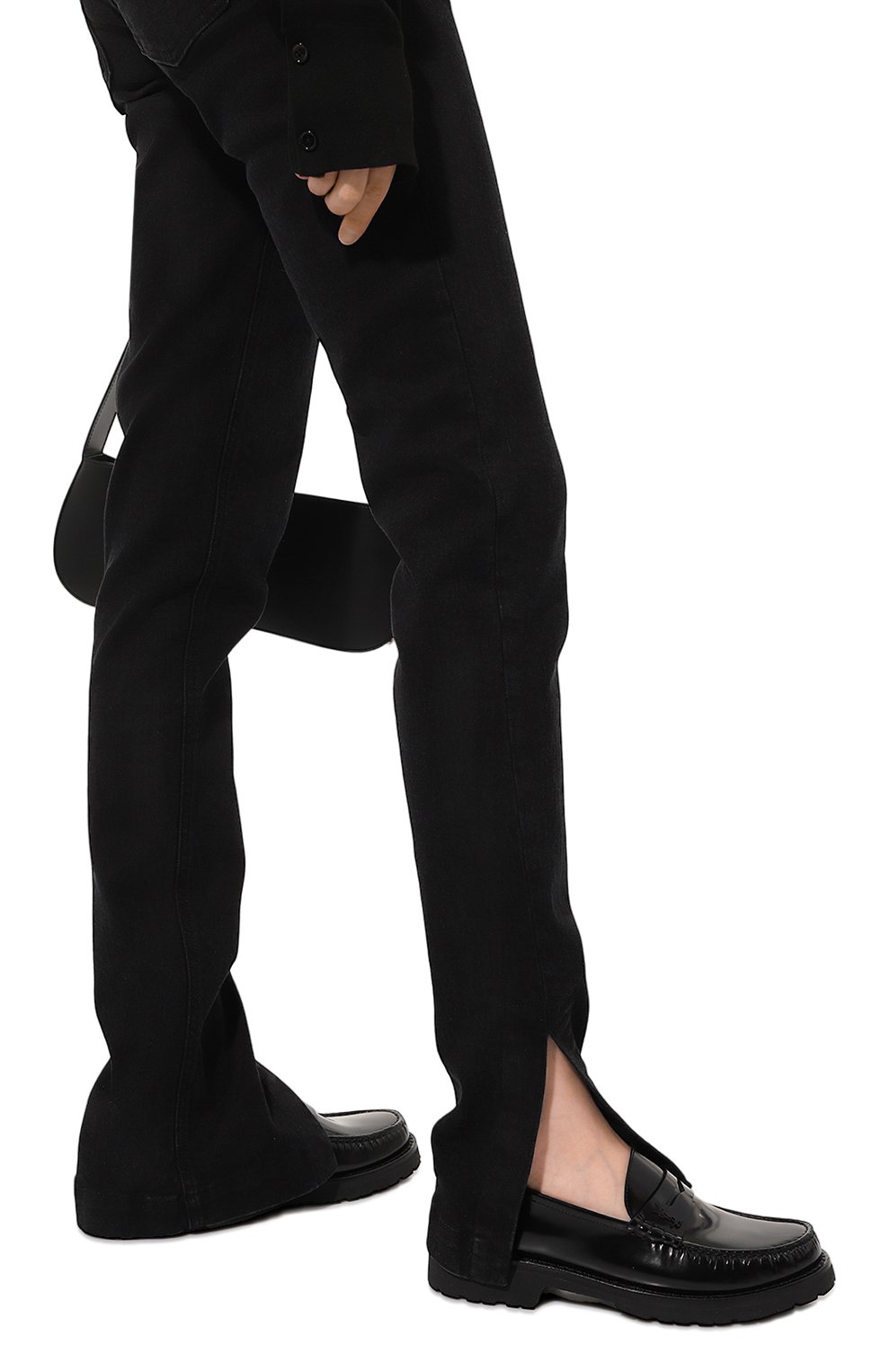 Кожаные пенни-лоферы SAINT LAURENT, арт. 716556, фото 3