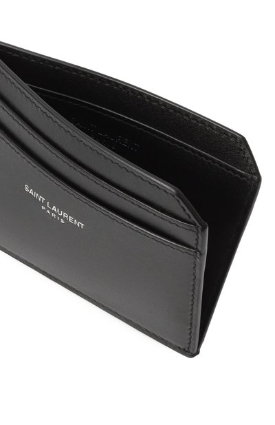 Кожаный футляр для кредитных карт SAINT LAURENT, арт. 752898/0U90N, фото 3