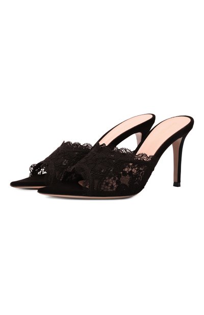 Женские текстильные мюли claudia 85  GIANVITO ROSSI, арт. G10114.85RIC.LRMNENN