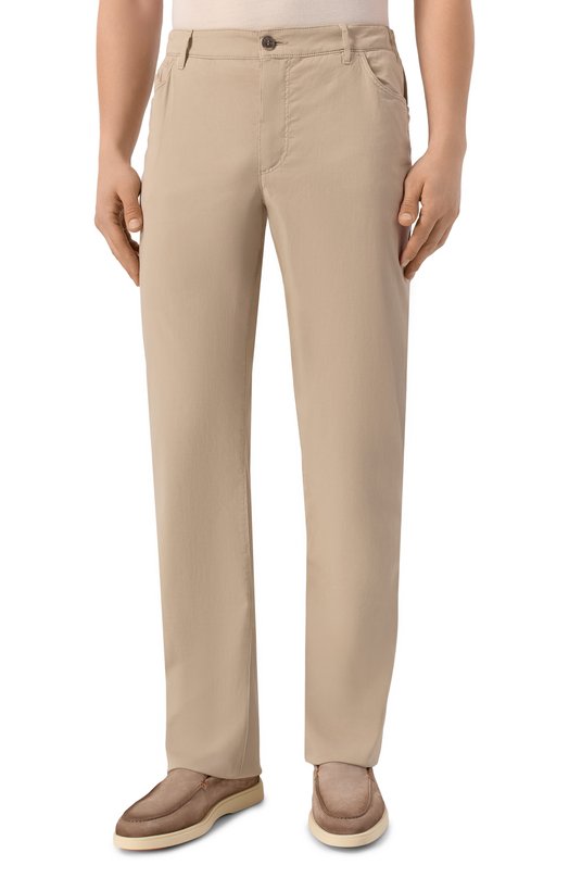 Хлопковые брюки MVST M26.CSM.T401/TFANT Бежевый  M26.CSM.T401/TFANT Фото 3