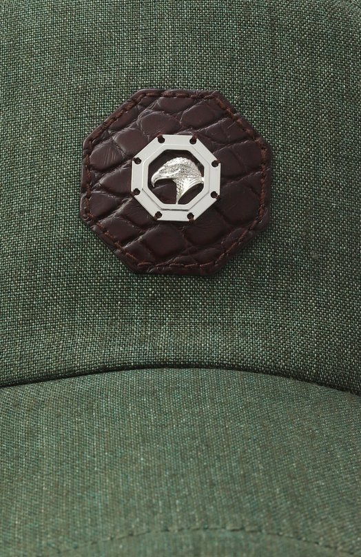 Льняная бейсболка Stefano Ricci MCV24AL16E/L0005Q Хаки  MCV24AL16E/L0005Q Фото 4