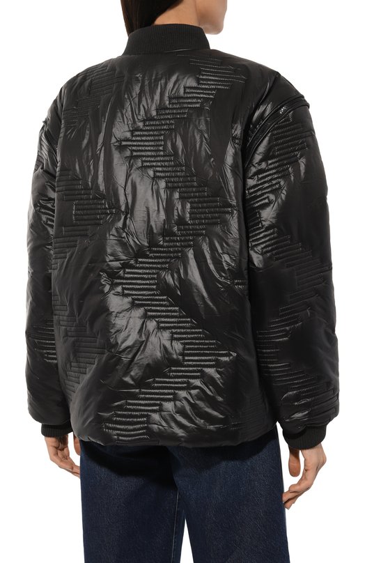 Бомбер sherpa. Чёрный, фото 4