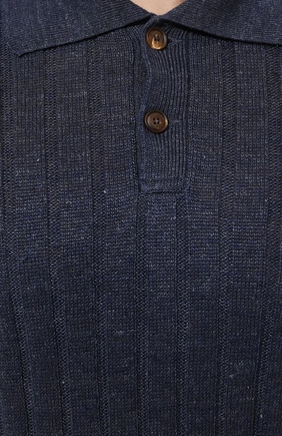 Поло изо льна и хлопка BRUNELLO CUCINELLI, арт. M2L70B2256, фото 5