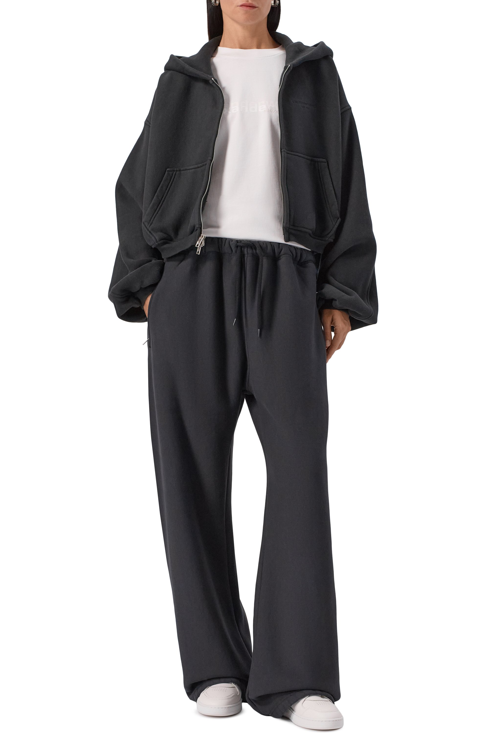 Хлопковые брюки ALEXANDERWANG.T, арт. 4CC1244349, фото 2