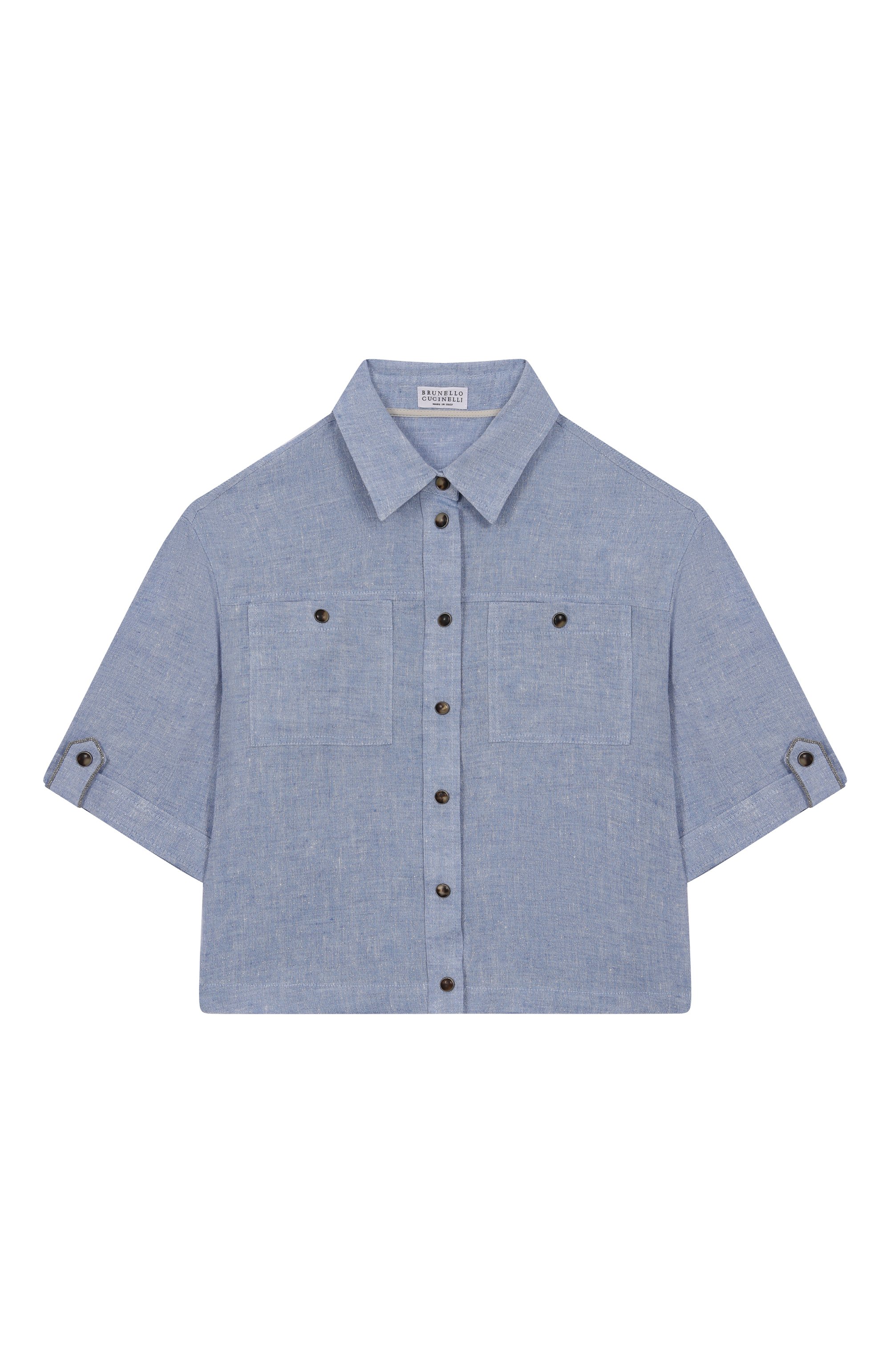 Льняная рубашка BRUNELLO CUCINELLI, арт. BH547S024C, фото 1
