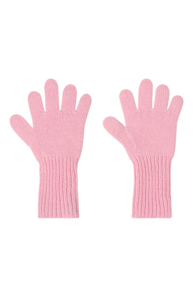 Детские кашемировые перчатки GIORGETTI CASHMERE розового цвета, арт. MB1699 | Фото 2 (Матер�иал: Кашемир, Шерсть, Текстиль; Материал сплава: Проставлено; Нос: Не проставлено)
