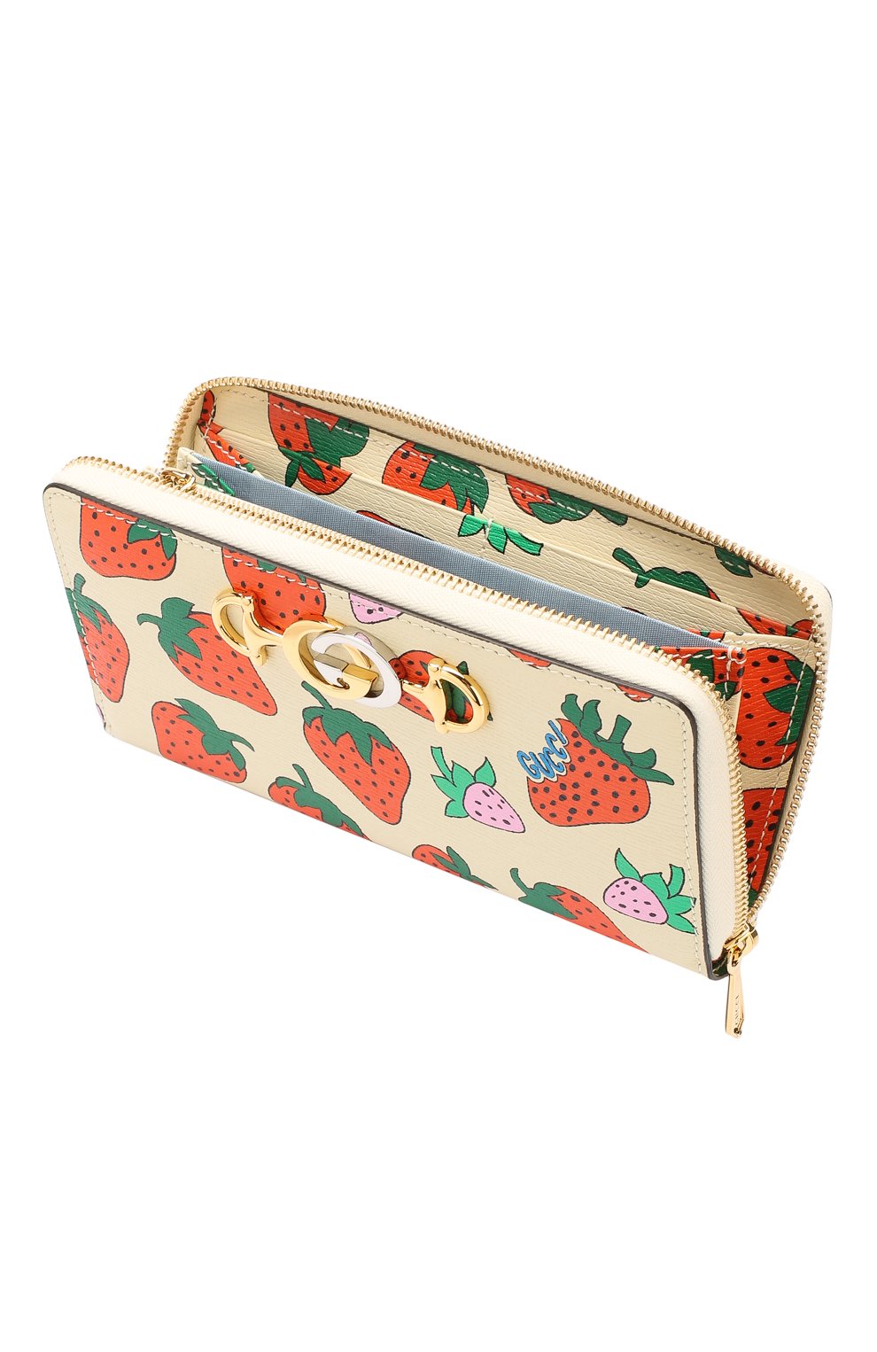 Кожаный кошелек gucci zumi GUCCI кремового цвета по цене 79950 руб., арт. 570661/08PAX, фото 3 Кожаный кошелек gucci zumi GUCCI, арт. 570661/08PAX, фото 3