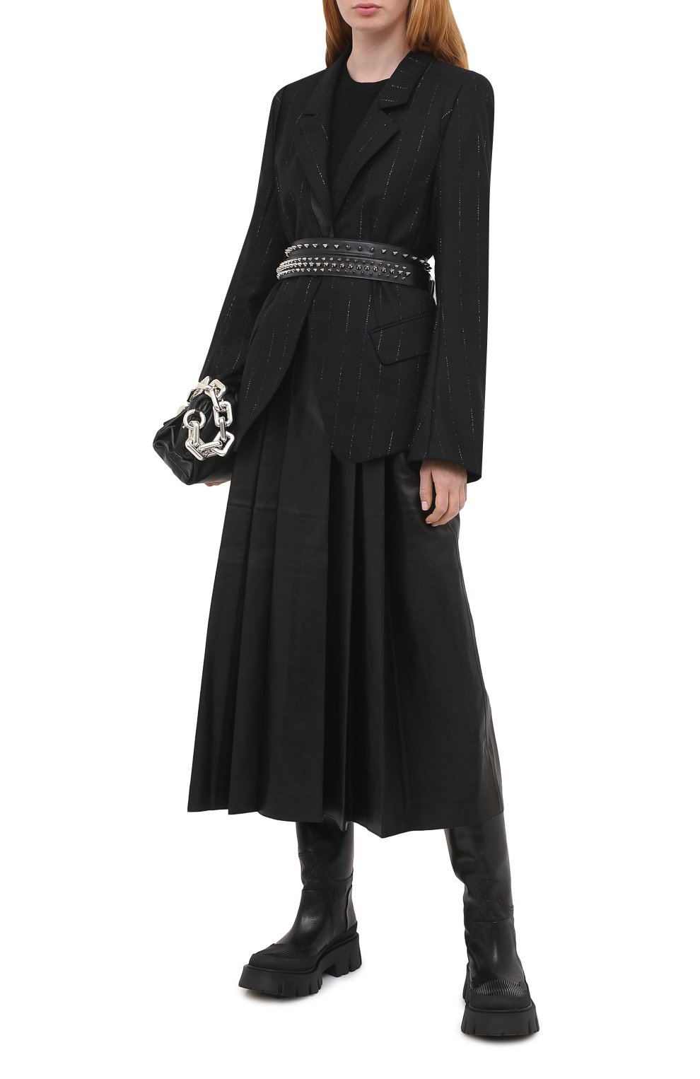 Шерстяной жакет ANN DEMEULEMEESTER, арт. 2002-1004-P-163-098, фото 2