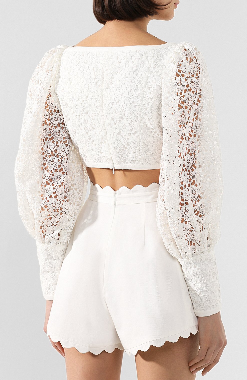 Топ ZIMMERMANN белого цвета по цене 86450 руб., арт. 7728TSUP, фото 4 Топ ZIMMERMANN, арт. 7728TSUP, фото 4