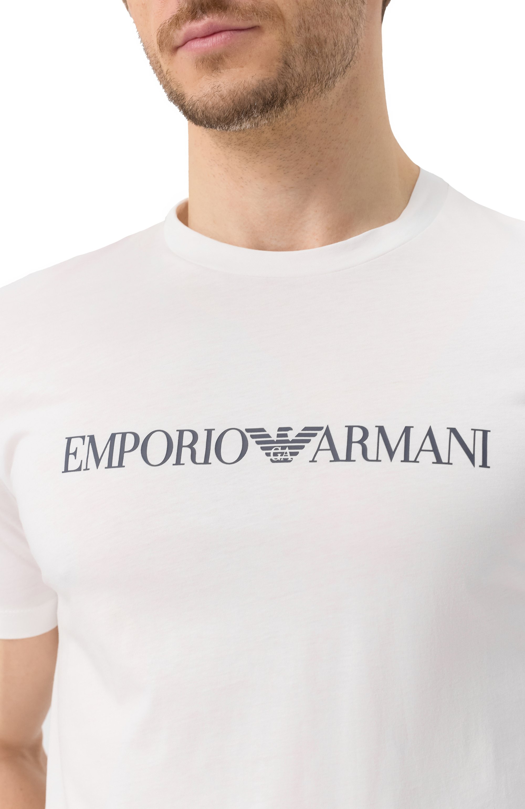 Хлопковая футболка EMPORIO ARMANI, арт. 8N1TN5/1JPZZ, фото 5