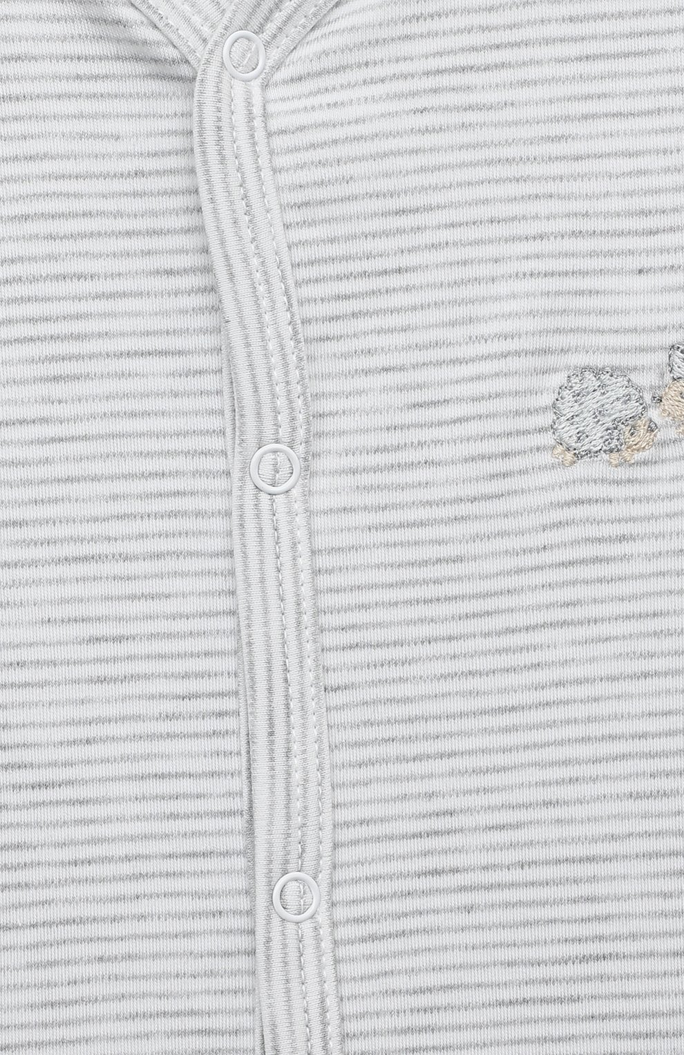 Хлопковый комбинезон KISSY KISSY серого цвета по цене 7325 руб., арт. KNQ06482N., фото 3 Хлопковый комбинезон KISSY KISSY, арт. KNQ06482N., фото 3