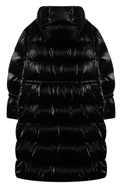 Пуховое пальто odetta MONCLER черного цвета по цене 113500 руб., арт. G2-954-1C544-10-53A3H/12-14A, фото 2 Пуховое пальто odetta MONCLER, арт. G2-954-1C544-10-53A3H/12-14A, фото 2