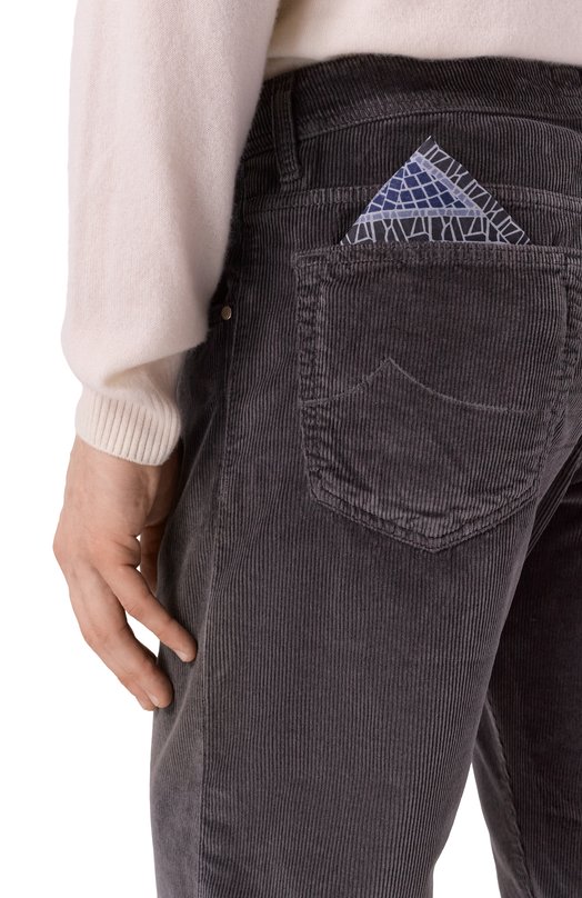 Вельветовые брюки Jacob Cohen 25I P/JUM_QE005 036 S3653 TR Серый  25I P/JUM_QE005 036 S3653 TR Фото 5