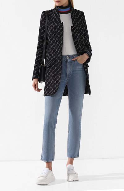 Шерстяное пальто STELLA MCCARTNEY черного цвета по цене 157000 руб., арт. 554724/SMB11, фото 2 Шерстяное пальто STELLA MCCARTNEY, арт. 554724/SMB11, фото 2