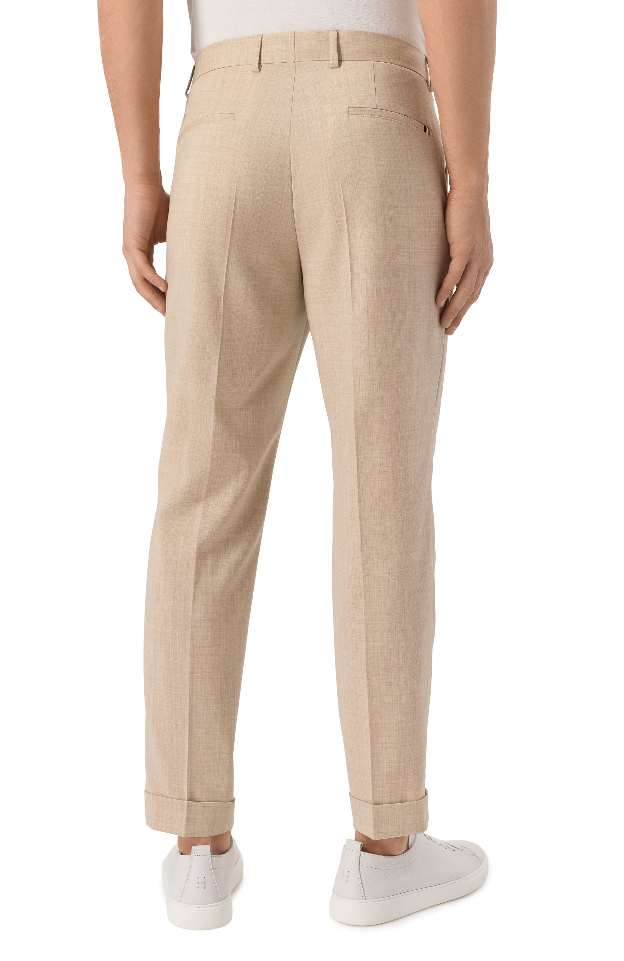 Шерстяные брюки BOSS, арт. 50534898, фото 4