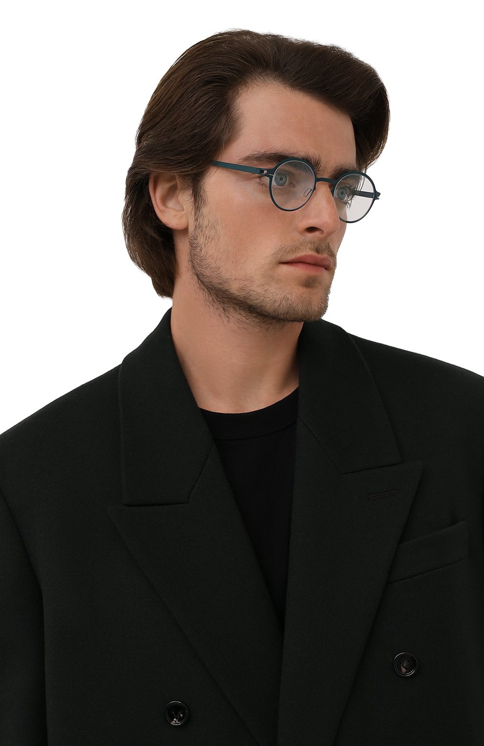 Оправа MYKITA темно-синего цвета по цене 41700 руб., арт. GETZ/LAG00N GREEN/CLEAR 468, фото 3 Оправа MYKITA, арт. GETZ/LAG00N GREEN/CLEAR 468, фото 3