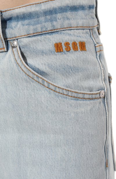 Джинсы MSGM голубого цвета по цене 34600 руб., арт. 3641MDP253L/247269, фото 5 Джинсы MSGM, арт. 3641MDP253L/247269, фото 5