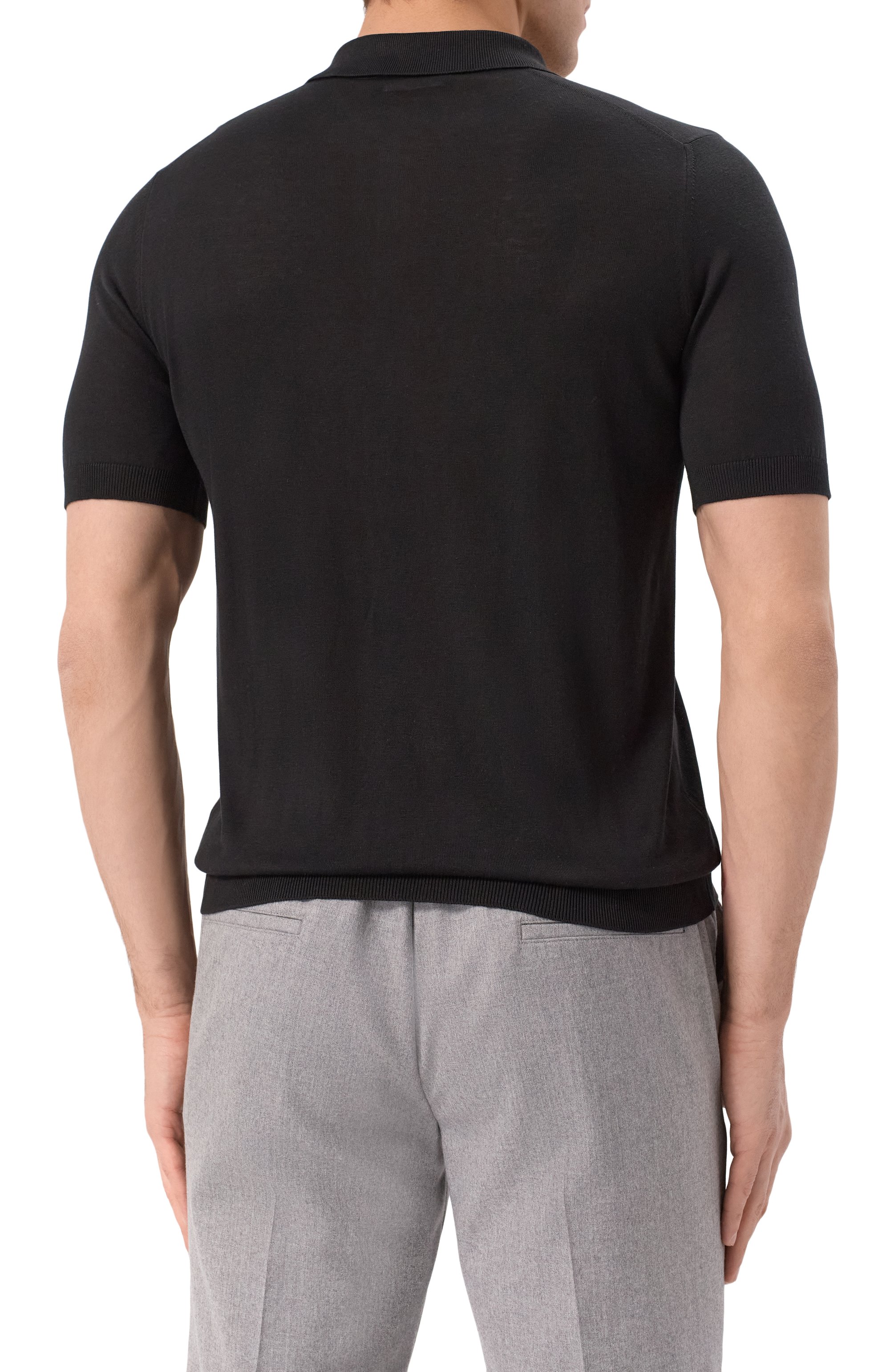 Шелковое поло GRAN SASSO, арт. 43110/23503, фото 4