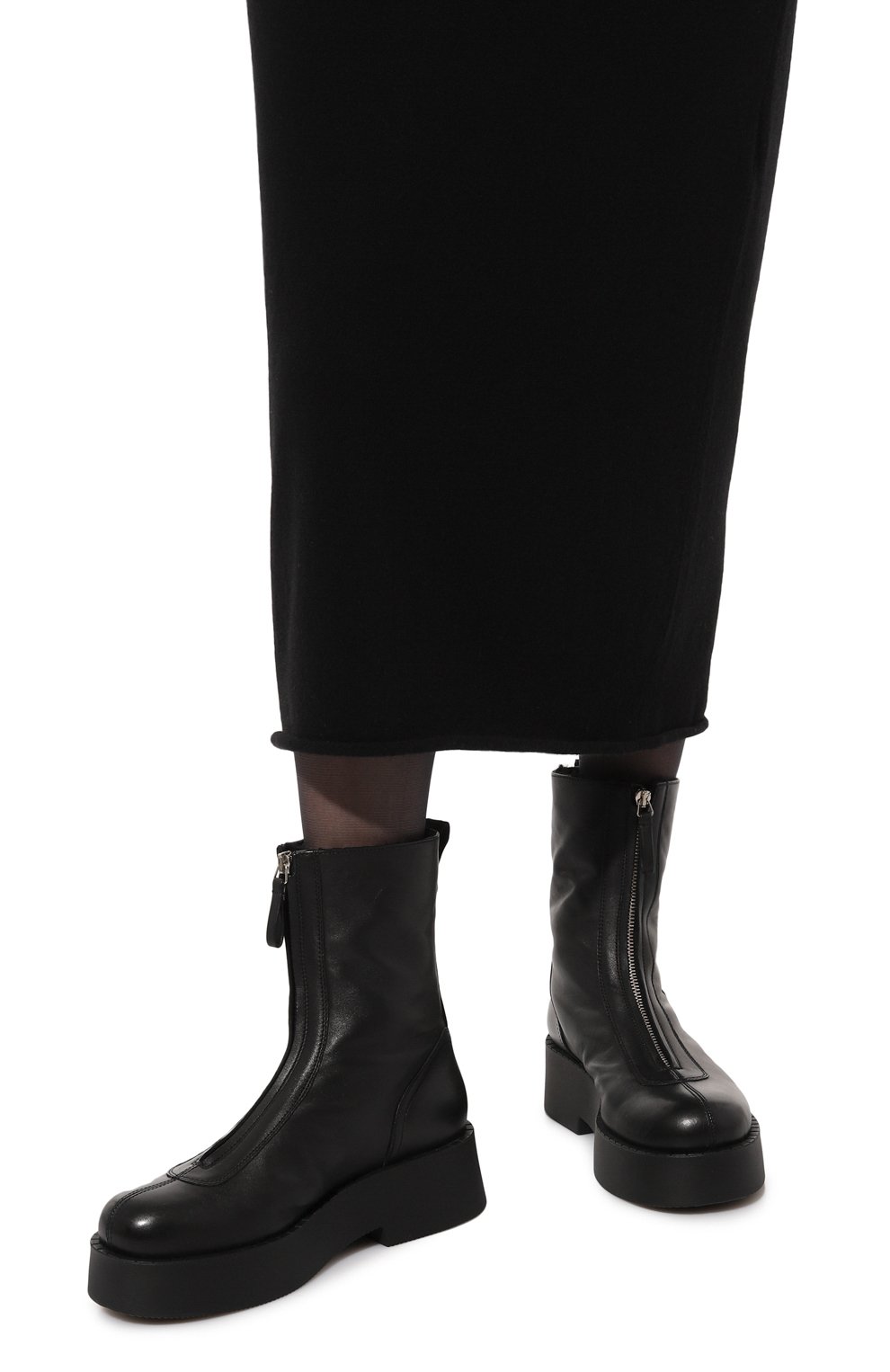 Кожаные ботинки peg PREMIATA черного цвета по цене 57100 руб., арт. M6193/NAPPA+M0NT0NE, фото 3 Кожаные ботинки peg PREMIATA, арт. M6193/NAPPA+M0NT0NE, фото 3