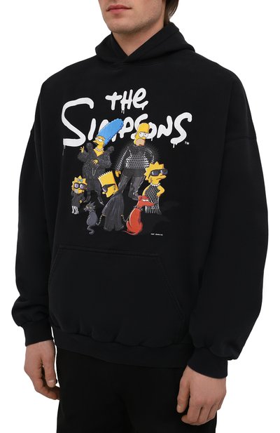 Хлопковое худи balenciaga x the simpsons BALENCIAGA, арт. 674986/TLVG8, фото 3