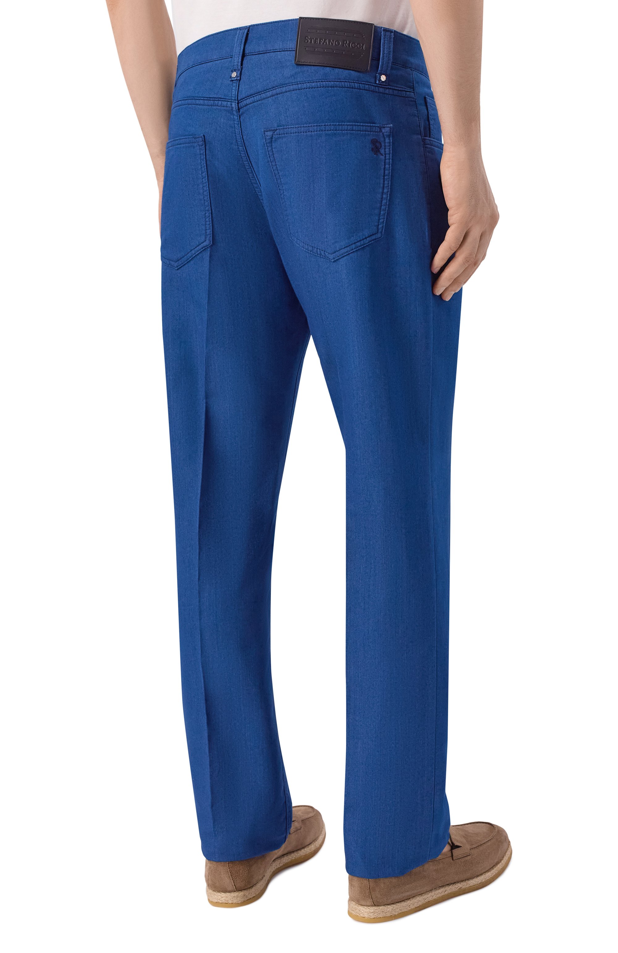 Джинсы STEFANO RICCI синего цвета по цене 158500 руб., арт. MFT62R1250/TR149L, фото 4 Джинсы STEFANO RICCI, арт. MFT62R1250/TR149L, фото 4