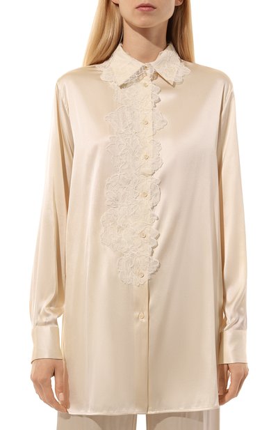 Шелковая блузка ERMANNO SCERVINO, арт. D454K606TBW, фото 3